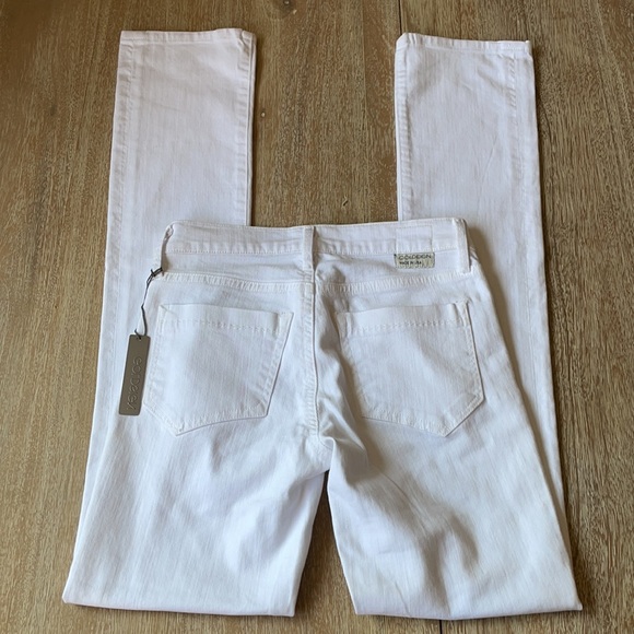 GOLDSIGN Misfit Mid-Rise Slim Straight Leg Jeans Size 23 - Picture 9 of 12